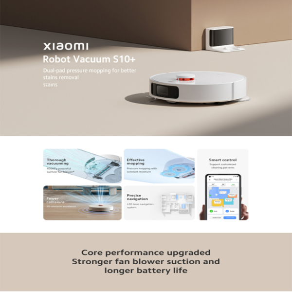 Xiaomi Mi Robot Vacuum S10+ - Image 2