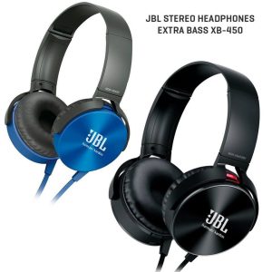 JBL Wired Headphone Headset Extra Bass XB450 Stereo Headphone Hi-Res AUDIO, with Micro, single jack connector